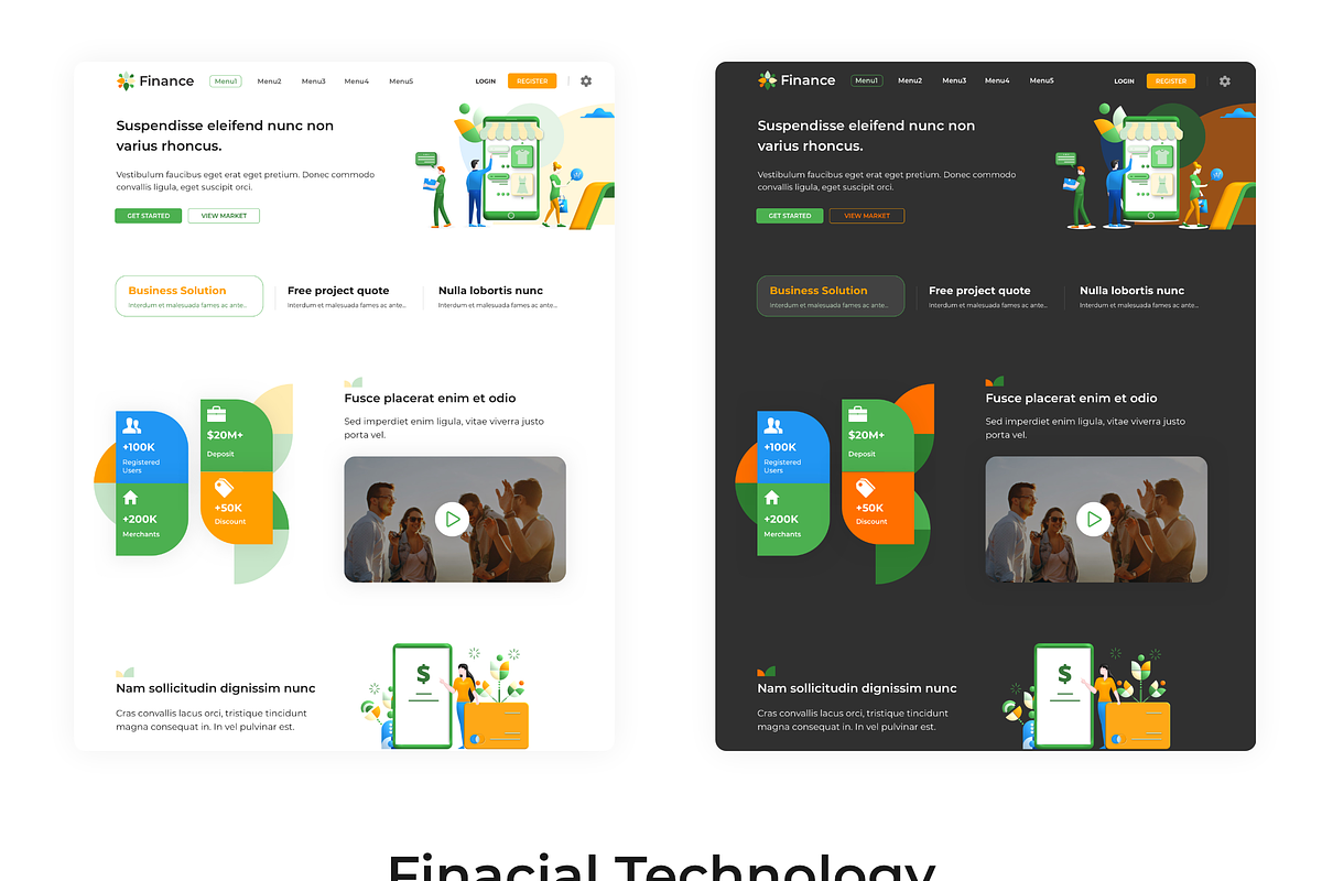 Nirwana HTML Landing Page Collection, a HTML Template by UInstrument (Photo 18 of 19)