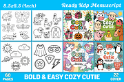 Cozy Cutie Coloring Book Vol- 03, a Decorative Illustration by Coco Bloom (Thumbnail 1 of 4)