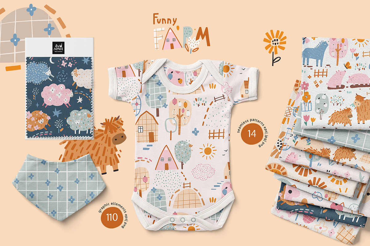 Funny farm vector collection, an Animal Illustration by avdnadi (Photo 5 of 9)