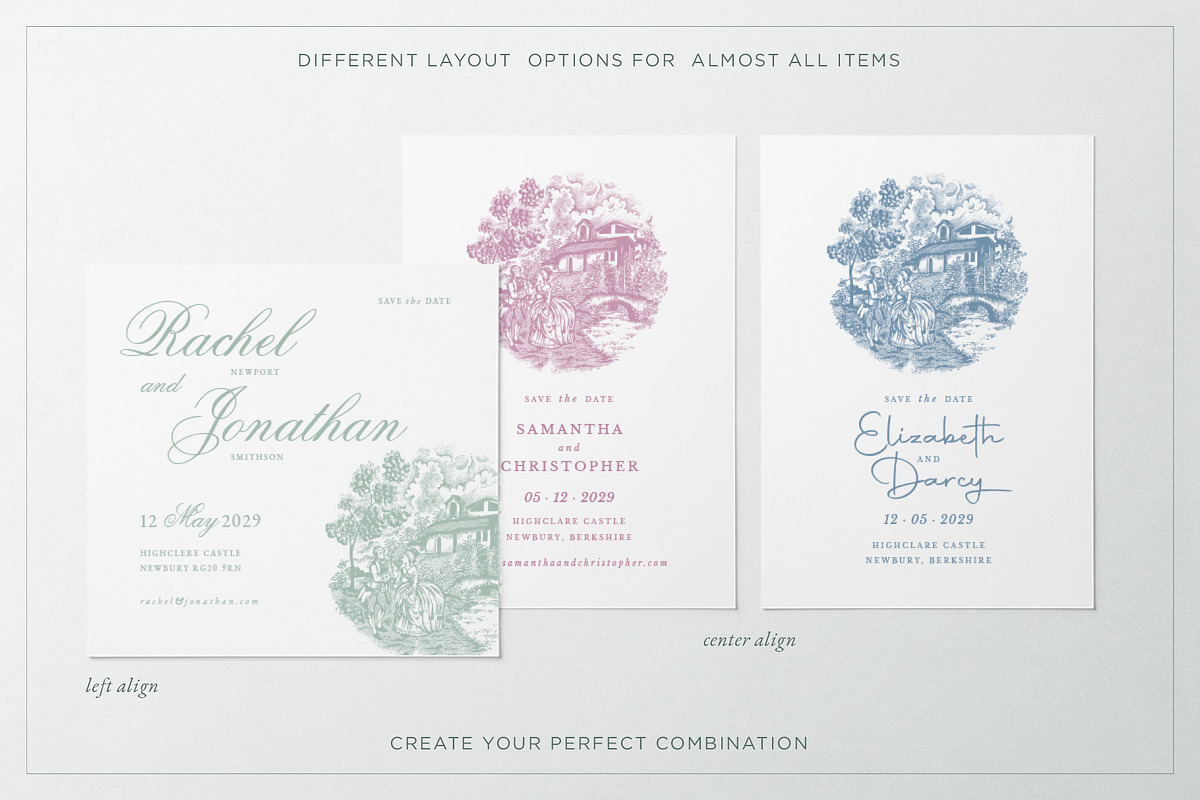 Roman épistolaire Wedding Suite, an Invitation Template by volume 1 visual design (Photo 19 of 28)