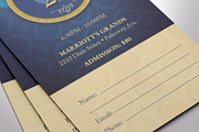 Anniversary Banquet Ticket Word, a Card Template by Four C Graphic (Thumbnail 8 of 10)