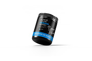 Plastic Jar with Screw Cap Mockup, a Packaging Mockup by artBit Design Studio (Thumbnail 9 of 10)