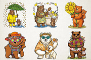 Mama Bear & Baby Bear Mother's Day, an Illustration by RobertsArt (Thumbnail 5 of 5)