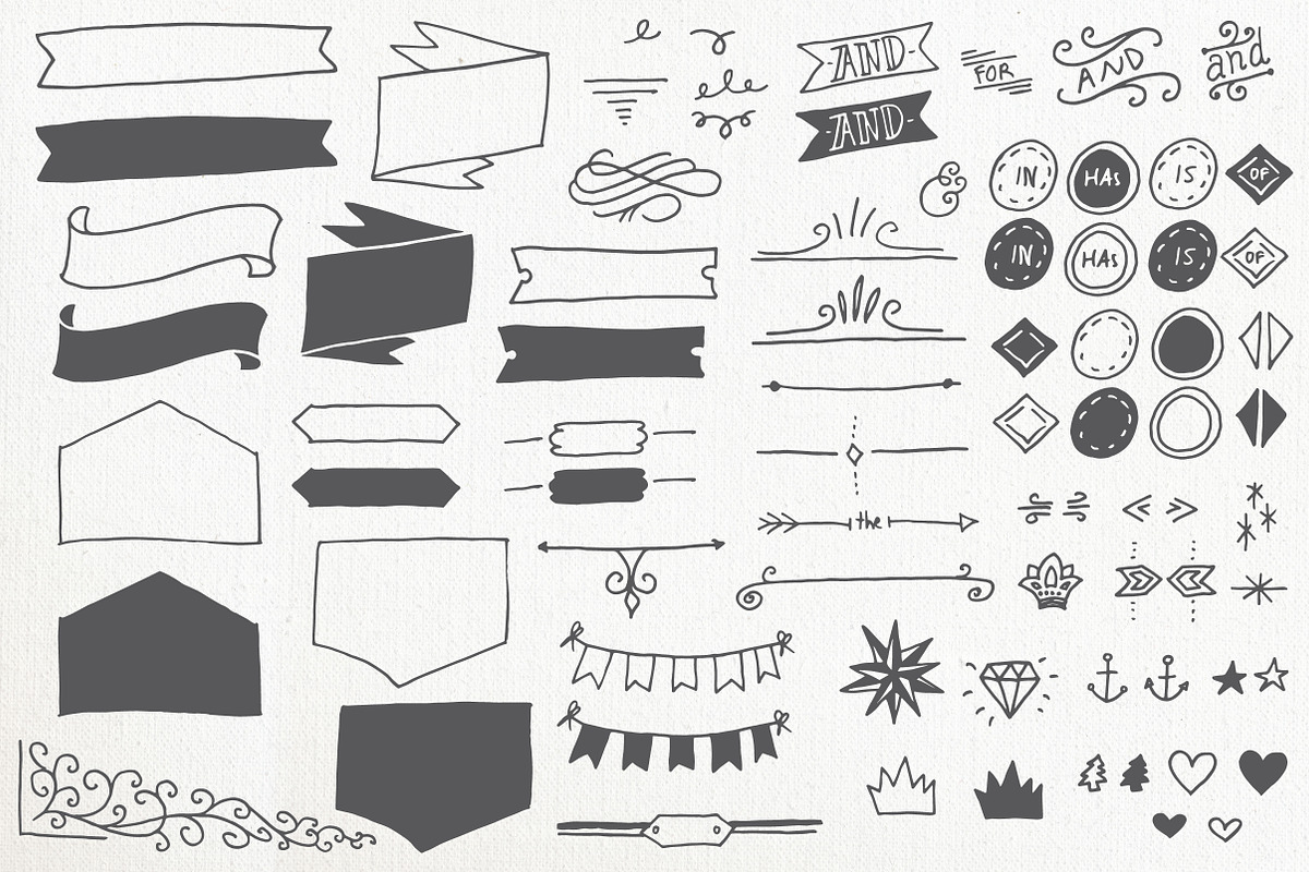 80 Typography Elements preview 2