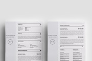 Resume Template / CV Template, a Resume Template by Resume21 (Thumbnail 2 of 5)