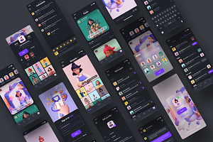 Social Media UI Kit For Figma