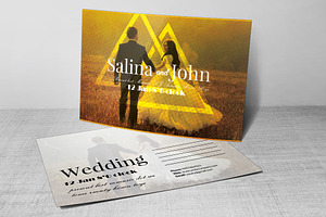 Save The Date Postcard, an Invitation Template by Business Flyers