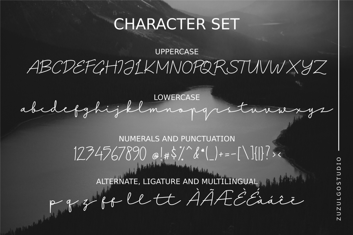 Kinan Script Font preview 2