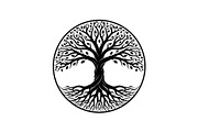 Tree of Life Circle SVG Bundle, an Illustration by Gfx_Store (Thumbnail 12 of 50)