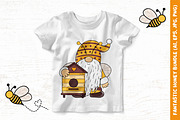 Bees and Honey Gnomes Clip Art, an Illustration by Mary-Mihh (Thumbnail 4 of 6)
