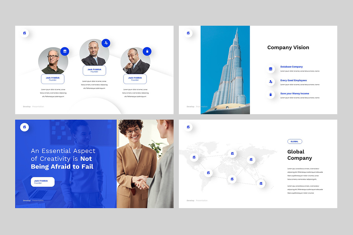 Develop - Business Clean Keynote, a Presentation Template by rgbryand