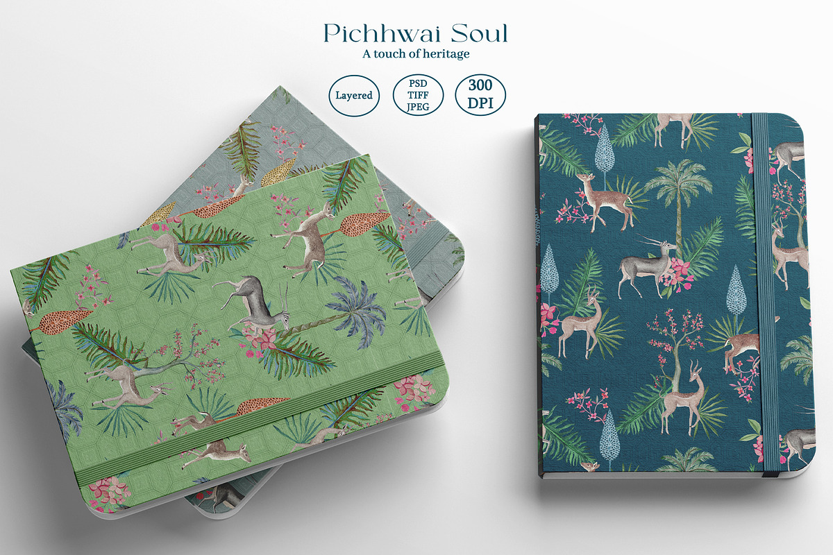 Pichhwai Soul Prints & Patterns, a Pattern Graphic by GND ART STUDIO (Photo 3 of 8)