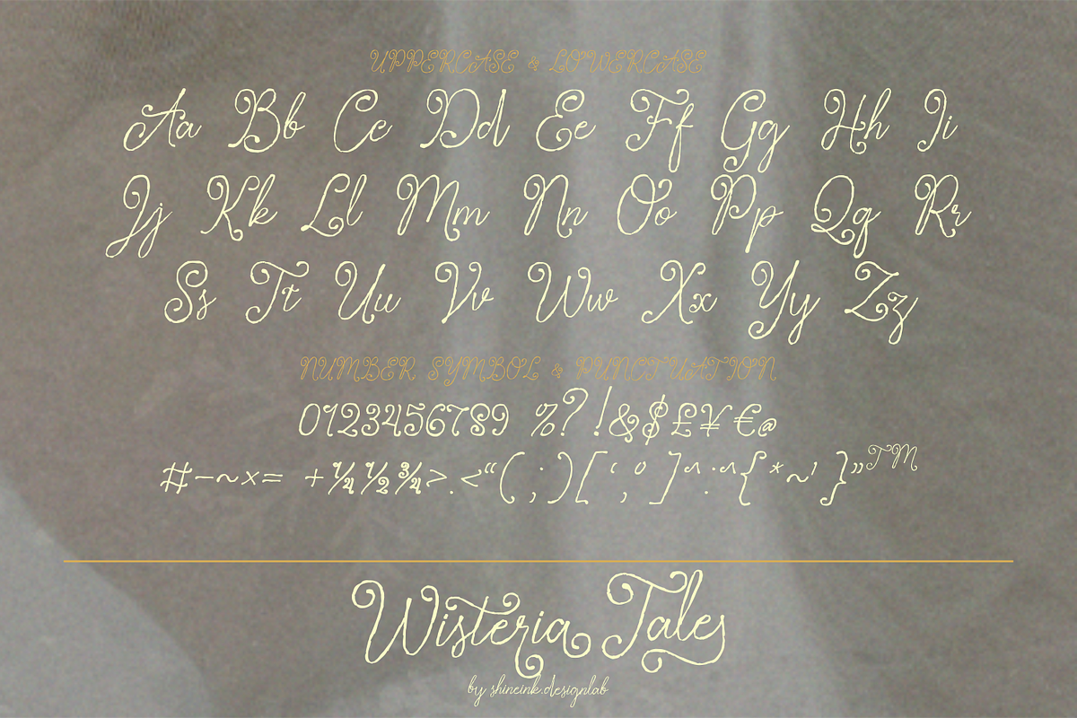 Wisteria Tale - Whimsical Script, a Handwritten Font by shineink.designlab (Photo 13 of 14)