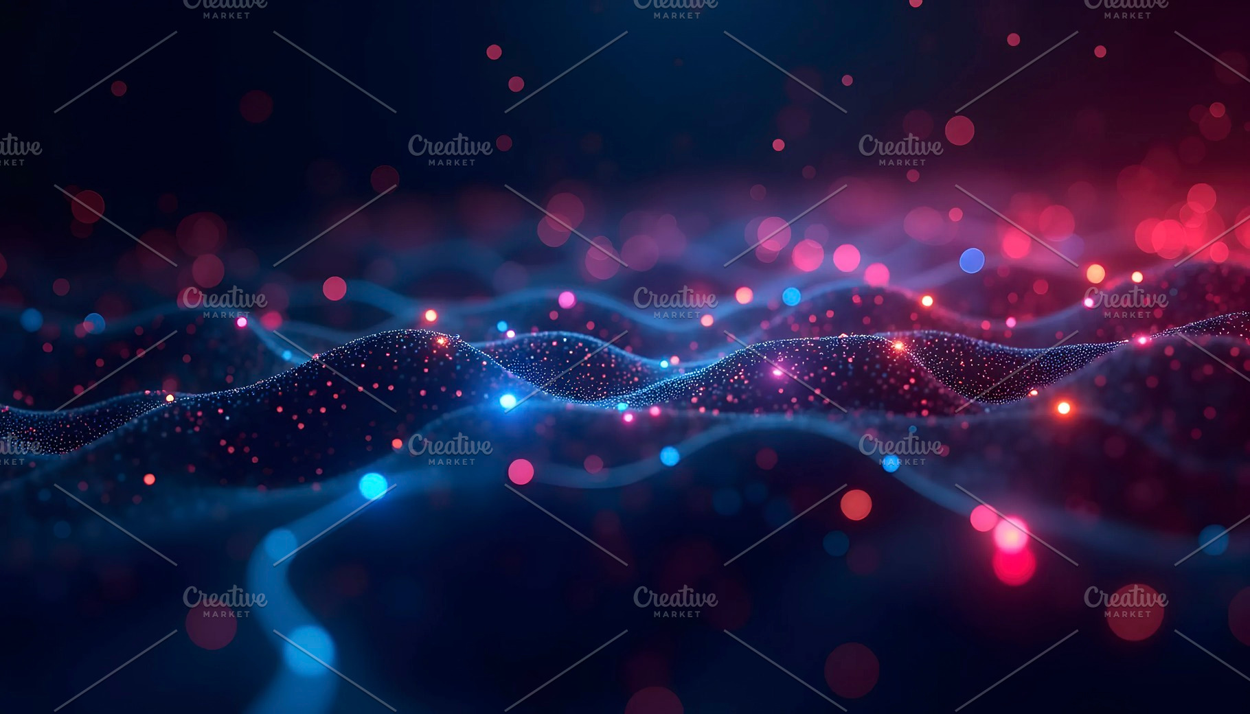 Neural Network Data Flow Abstract De, a Photo by LOGOCREATIVE