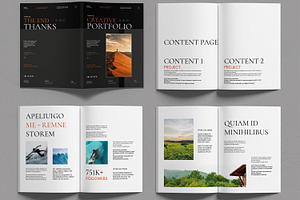Creative Magazine Layout Template, a Brochure Template by MightyDesign