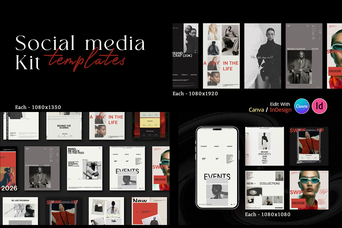 EVO | Social Media Kit, a Social Media Template by Studio Industry (Photo 4 of 11)
