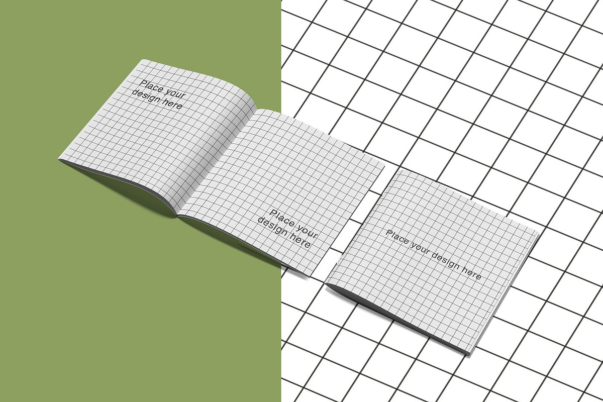 Square Brochure Catalog Mockup, a Print Template by Jestdio (Photo 12 of 14)