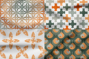 Autumn Geometric Seamless Patterns, a Pattern Graphic by KomannaArt (Thumbnail 7 of 8)