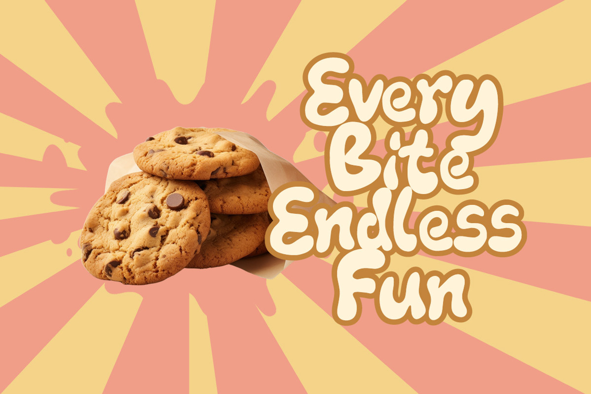 Kookie Kraze - Playful Display Font, a Handwritten Font by Littlehand (Photo 3 of 10)