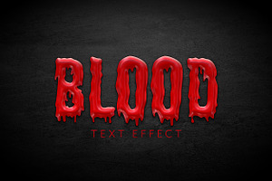 Blood Text Effect