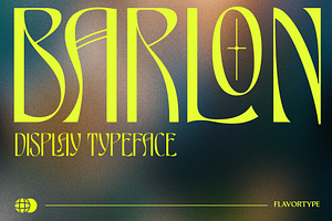 Barlon, a Sans Serif Font by Flavortype