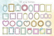 Vintage Frame Illustrations, an Illustration by Mari_Caliart (Thumbnail 2 of 6)