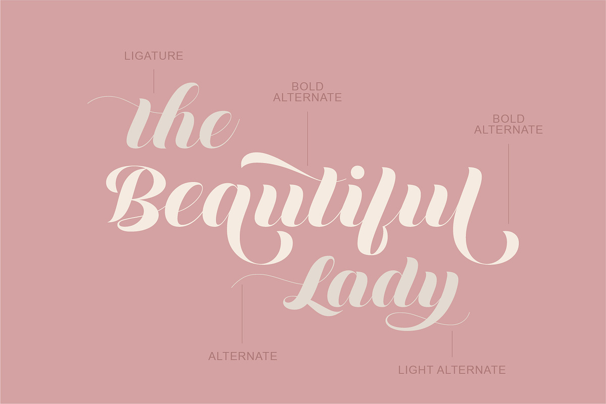 Diskanila - Romantic Script Font, a Script Font by Ekahermawan (Photo 10 of 14)