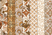 Elegant Earthy Colors Patterns, a Pattern Graphic by Maishop (Thumbnail 2 of 3)