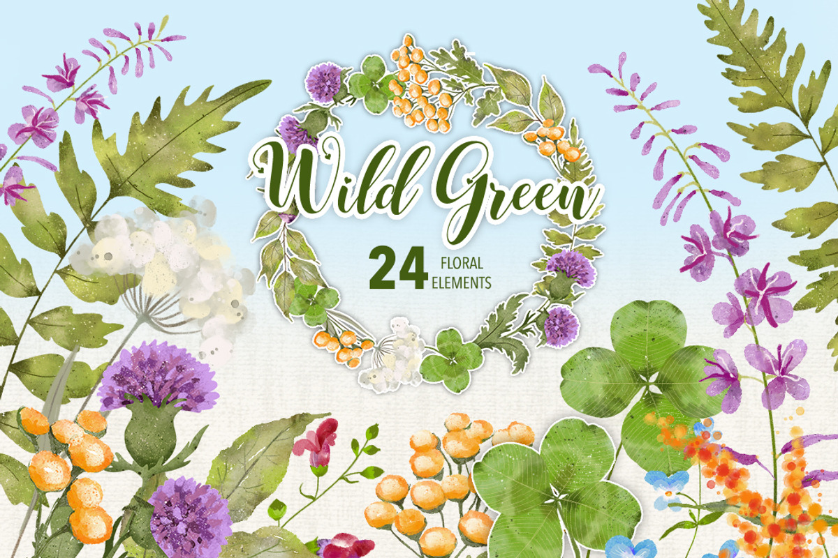 Wild Green Collection, an Illustration by helloPAPER (Photo 1 of 2)