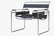 Wassily Chair by Marcel Breuer 3d, a Furniture 3D Model by 3dmitruk (Thumbnail 8 of 12)