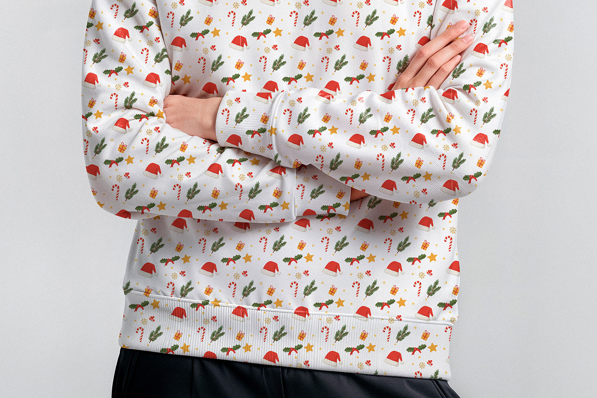 Sweatshirt Mockup – Realistic Crewne, a Hoody Mockup by Elite Mockups (Photo 2 of 3)