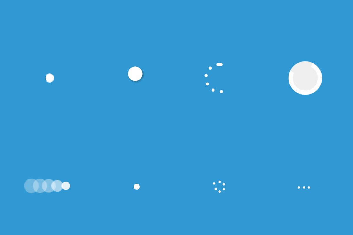 Multi Color Loaders, a Templates & Theme by Coffeelab