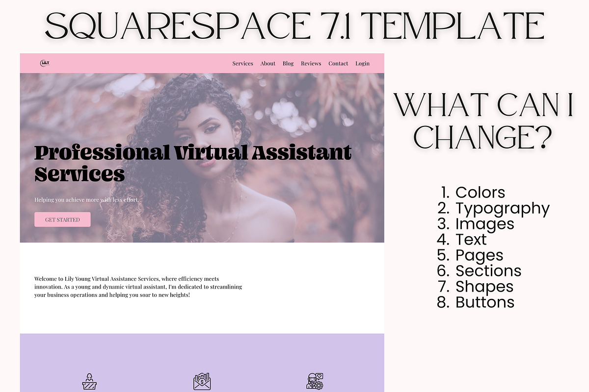 Lily Young VA Website Template, a Squarespace Template by Lumina Alchemy (Photo 9 of 11)