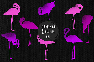 Flamingo Stamp Brushes