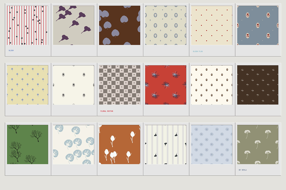 Bloom: Patterns & Illustrations, a Pattern Graphic by Veyla (Photo 4 of 23)