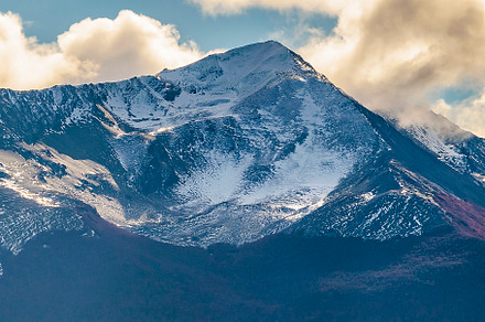 Snowy andes mountain landscape , tierra del fuego, argentina, a Nature Photo by DanFLCreativo
