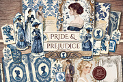 Pride and Prejudice Scrapbook Kit, a Person Illustration by Secret Helper (Thumbnail 1 of 8)