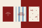 Minimalist Christmas Cards Templates, a Card Template by Orca Design (Thumbnail 4 of 5)