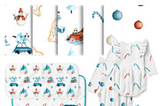 Christmas Arctic - kids collections, an Animal Illustration by Linerisyart (Thumbnail 11 of 19)