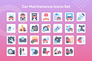 Car Maintenance Icons Set - Flat, an Icon by Kmg Design (Thumbnail 2 of 2)