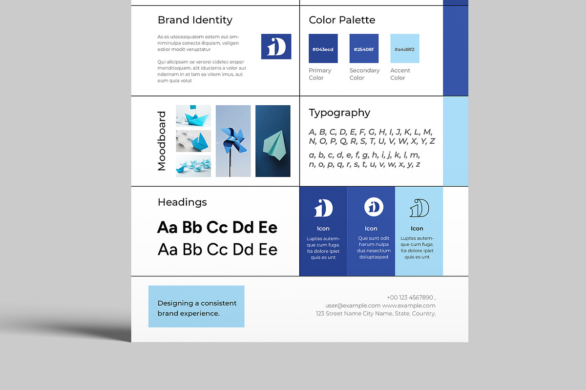 Brand Guideline Flyer preview 5