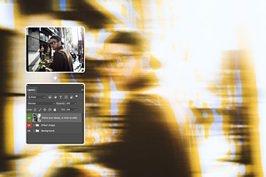 Motion Glitch Photo Effect
