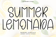 Summer Lemonada, a Sans Serif Font by FreshTypeINK (Thumbnail 1 of 8)