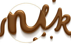 Chocolate Text Effect