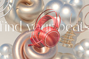 CHROMIUM - 3D Shapes Backgrounds, a Background Graphic by SCHÉRI (Thumbnail 7 of 16)