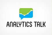 Analytics Talk Logo Design, a Branding & Logo Template by Dizaino-paslaugos (Thumbnail 1 of 2)