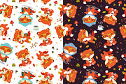 Cartoon autumn fox set, an Animal Illustration by SunnyWS (Thumbnail 7 of 9)