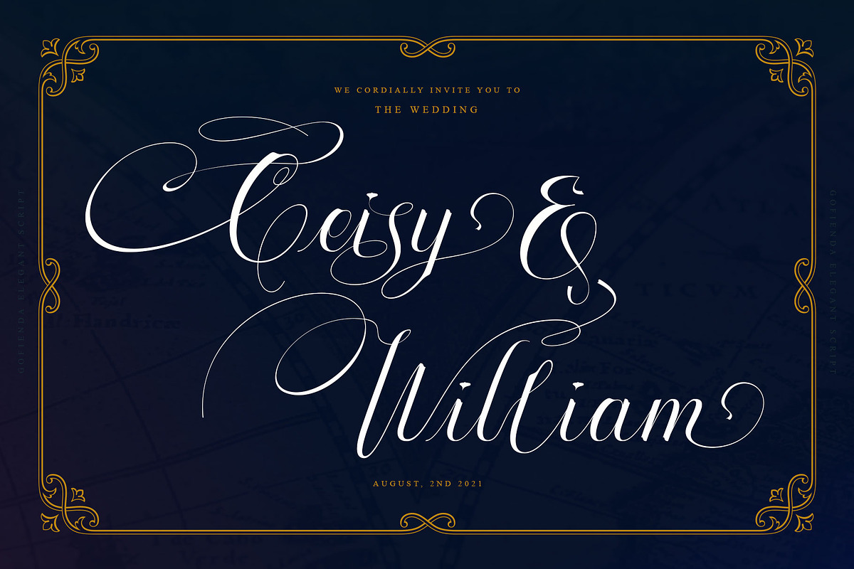 Gofienda, a Script Font by alit design (Photo 10 of 17)