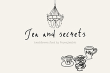 Tea & Secrets. Whimsical Script Font