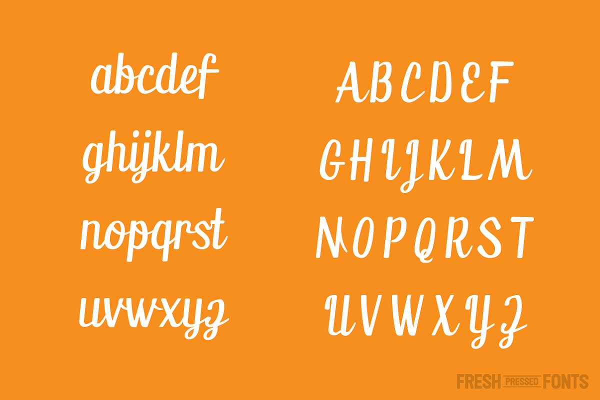 Seaside Font preview 2